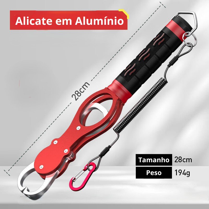 Alicate Pega Peixe Boga Grip com Balança 18kg Lenda Fishing