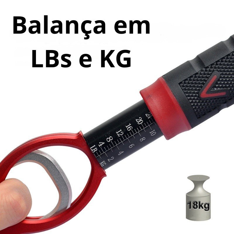 Alicate Pega Peixe Boga Grip com Balança 18kg Lenda Fishing