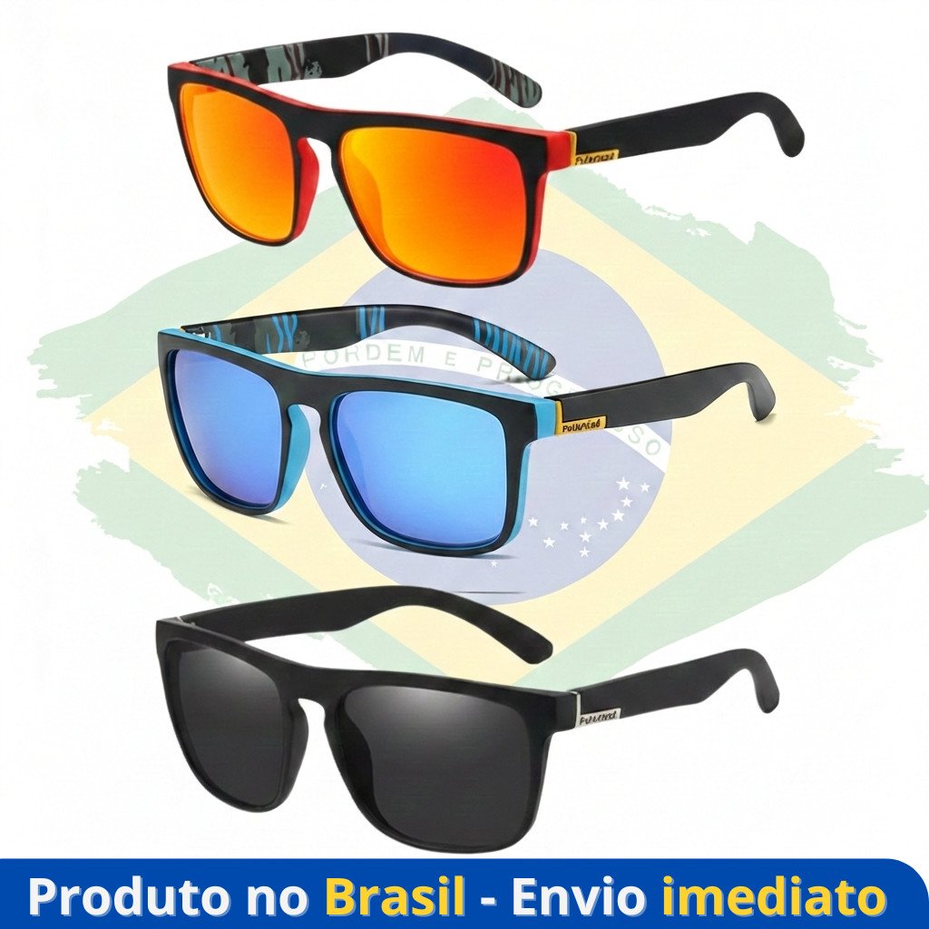 Óculos de Sol Polarizado Espelhado UV400 Lenda Fishing para Pesca
